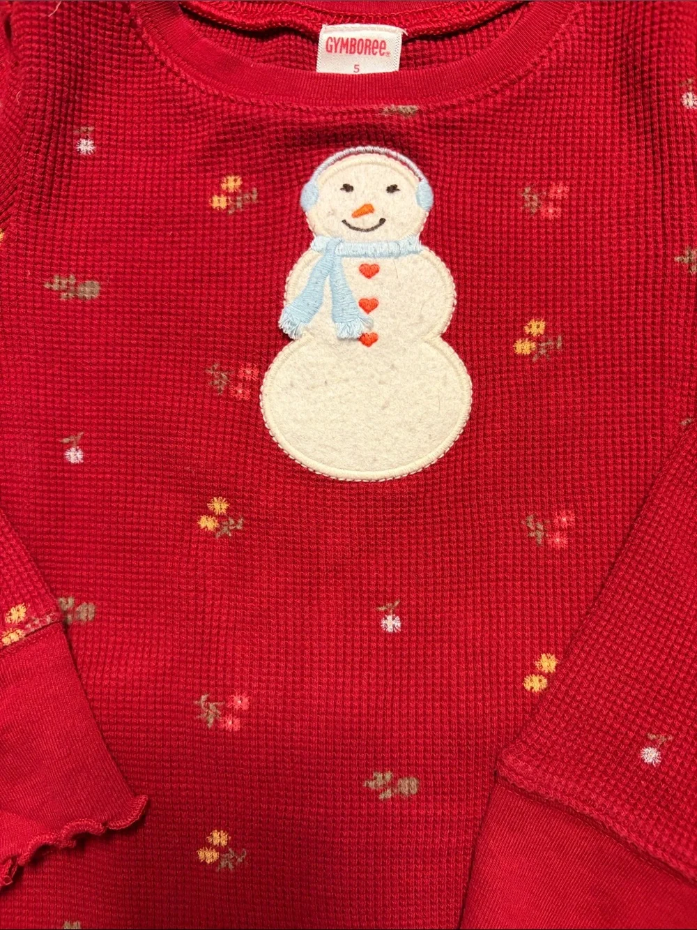 Gymboree Vintage Alpine Sweetie Top And Bottom Size 5